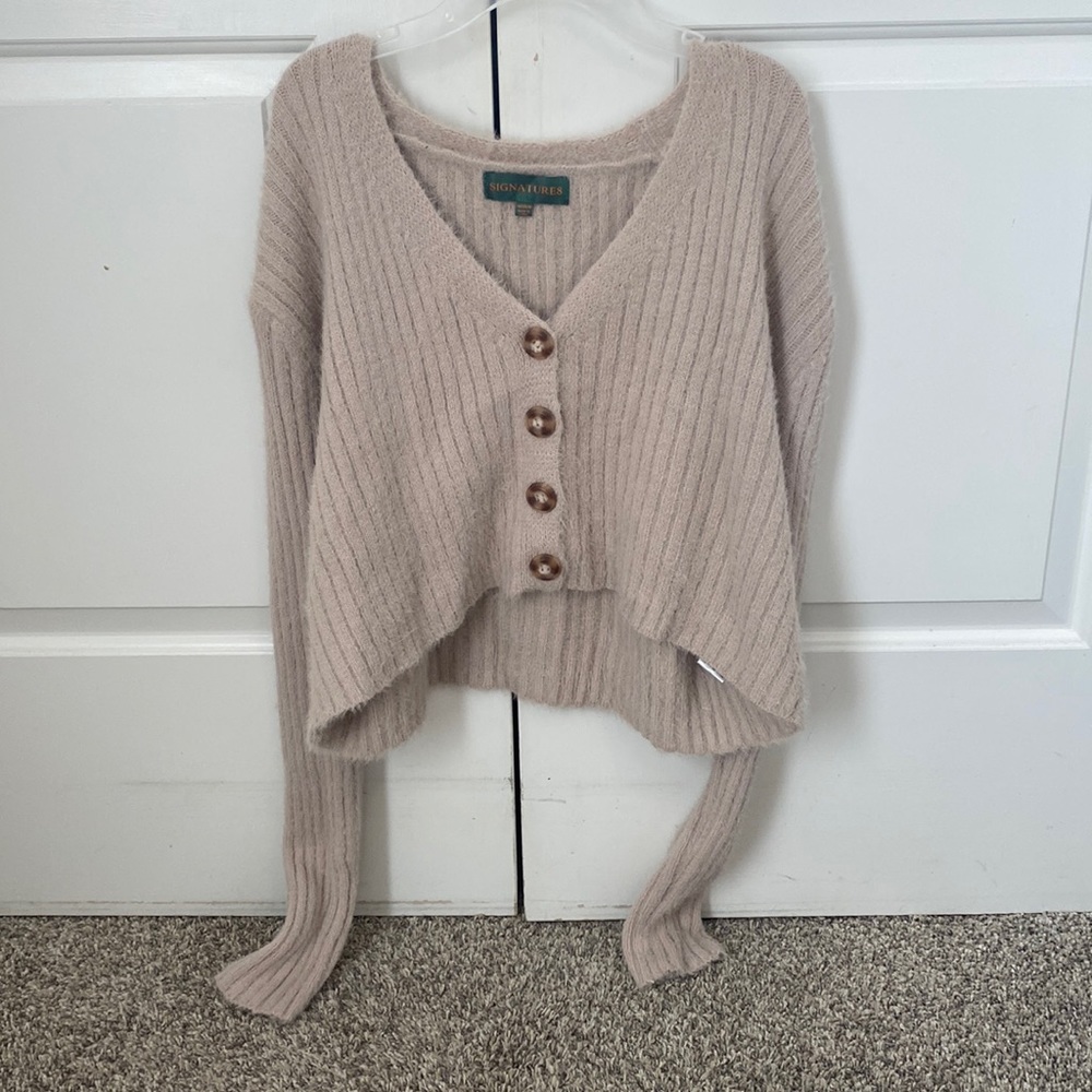 Signatures Light Pink Sweater
